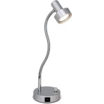 USB 충전 포트5V2A 풀레인지 디밍 LED 충전기 포함 테이블 램프 유연한 구스넥 사무용 책상 램프베드사이드 빈티지 디자인알루미늄... 