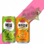 혼합 서편제 제주감귤 175 매실175ml X 각15개 총 : 제이엔유통