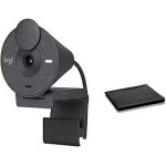 로지텍 브리오 305 HD 1080p 웹캠 노이즈캔슬 마이크 USB-C 자동 조명 보정 프라이버시 셔터 윈도우 맥OS 크롬OS 호환 팀즈 줌 구글 미트 지원... 