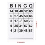 비반복적 파티 빙고 게임 카드 일회용 종이 기본 : 블루42호점