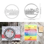 생일 축하 단어 금속 절단 다이 엠보싱 다이컷 카드 제작 스크랩북 1. H4835 : 에이치에스라이프몰19호점
