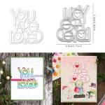 생일 축하 단어 금속 절단 다이 엠보싱 다이컷 카드 제작 스크랩북 1. H4835 : 에이치에스라이프몰19호점