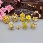 수제 악세서리 빈티지 톱 빠른 손잡이 봄 시즌 1. 파빌리온 골드 1 H1285 : 오더박스9호점