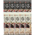 하쿠바쿠 소바 온천 맛 소바(화이트/블랙) 270g x 5봉지 각각 먹기 비교 세트 키리나 사라시나 소바 야부 소바 : 경안직구대행