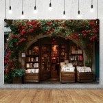 꽃 벽 도서관 사진 배경 빨간 장미 녹색 잎 식물 용수철 자연 웨딩 스튜디오 1. 1 : 에이치에스라이프몰22