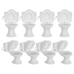 화장실 인형 집 욕실 장식 미니 모델 모형 놀이터 가구 1. White : 에이치에스라이프몰16호점