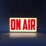 ONAIR 조명 온에어 카페 방송 충전식 표지판 무선 술집 간판 방송조명 : 세상통