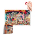 PieceRelax 성인용 플라스틱 직소 퍼즐 4000피스 - 야마모토 신지 드림 아일랜드 만족스러운 테이블 게임 및 선물 매트 필요 없음 [H3528... 