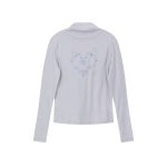 바우프후드티 여성 긴팔 봄 가을 그레이 트레이닝복 캐주얼 티셔츠 RB425 : 지우템