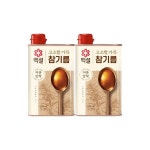CJ백설 고소함가득 참기름 500ml x2개 : 스토어 어니스트