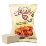 싱싱 울산쫀듸기 매콤불고기맛 스낵 80gX16개 과자 봉지 미니 스넥 : 브이온스토어