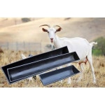 1m 길이 검은 플라스틱 양 염소 가축 급수 여물통 유연한 농장 피더 트레이 : 프로미코