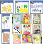 생일 풍선 과일 금속 절단 다이 만들기 카드 양각 종이 앨범 공예 템플릿 장식 1. H1696-dies : 에이치에스라이프몰38호점