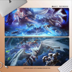디지몬 25주년 테리어몬 둥실몬 모티몬 토코몬 게이밍 마우스 장 패드 매트 굿즈 Monster Hunter 초대형 PC 게임용 게이머 데스크 키보드... 