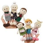손가락인형 구연동화 가족 이야기 6종 인형극 5x10cm 역할극 이야기할머니 : SILVER MALL