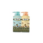 무궁화 샤워때비누 사해소금/화산송이 500ml x 2개 (옵션구성) : 씨유니