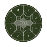 녹색 대형 라운드 텍사스 홀드 고무 게임 매트 홈 파티 멀티 플레이어 포커 엔터테인먼트 1. 80cm : 딜리벌월드14호점