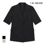 [미센스] 베이직 반팔 벨티드 자켓_MB35JKS109A : MESENSE