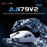 Ajazz Aj179v2 무선 3 모드 Bluetooth 오른손 E-스포츠 게임 마우스 Paw3311/3395 센서 충전 베이스 경량 : 준이만물상3
