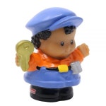Fisher-Price 수집용 Little People 공항 주차 차고 몰 플레이세트 G8129용 교체 부품 - 교체용 발렛 파킹 어텐던트 마이클 피규어 - 열쇠... 