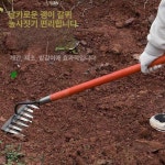 노재 제초 호미 파종기 해루질 잡초 괭이 갈퀴 농장 망간강 4치 : 노마드동