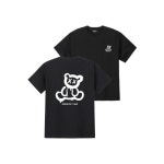 베어엑스 백로고 오버핏 라운드 반팔 티셔츠 S0195 : 그루브스텝