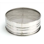 채망 거름망 채반 홈베이킹 밀가루체 32cm 사각 세트 스텐 체망 원형 바구니 : 리빙천마켓