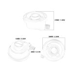 고정밀 안정적인 성능 Piaggio Fly 50 100 125 150 NRG Mc3 속도계 드라이브 용 56434R 교체 : 별상점1