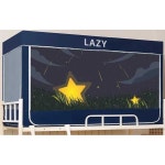 사각 모기장 기숙사 이층 침대 프라이버시 암막 텐트 : 대성무역상사