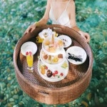 수영장 플로팅 트레이 원형 리조트 펜션 쟁반 풀장 물에뜨는 조식 네추럴 원형 (60x15) : 구대영