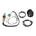 X AUTOHAUX 공기연료 비율 게이지 2116인치 52mm 디지털 AFR 컨트롤러 LED 디스플레이, 12V 차량용 협대역 O2 산소 센서 포함 : 케이엠영비