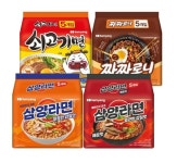 삼양식품 삼양 4종세트 삼양5 매운5 쇠고기5 짜짜로니5 : 월드딜링