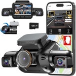 AI 대시캠 전면 후방 인사이드 360° 차량용 카메라 4K 4채널 내장 WiFi GPS 128GB SD 카드가 나이트 비전 24시간 주차 모드 : 케이04상점