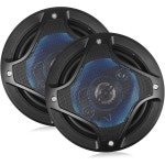 Tofficu 1쌍 자동차 스피커 쉬운 설치 넓은 호환성 내구성 큰 소리 오디오 업그레이드 차량 도어 : 피그트리티