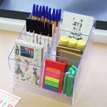 사무용 아크릴정리함 투명사각수납대 정리칸막이 : 올 프러덕트 컴퍼니