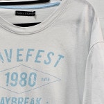 반팔 티 공용 100/105 J3993 : 스카이빈티지