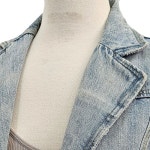 BLUE COLLECTION 유럽수입 블레이저 여 S J3965 : 스카이빈티지
