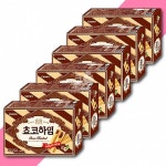 초코하임 47g 6개 초코하임 화이트하임 비스킷 스낵 : 블루칩몰