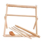 위빙틀 위빙 직조틀 베틀 타피스트리 수제 수편기 만들기 미니 편물기 우드 티코스터 직조 : 마이디노라이프