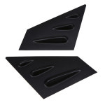 2pcs 전면 창 루버 왼쪽 오른쪽 스포일러 커버 스바루 WRX 자동차 부품 : 비버유통