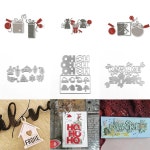 선물 금속 절단 다이 카드 엠보싱 컷 스크랩북 공예 만들기 템플릿 사진 앨범 1. H7163 : 딜리벌월드33호점