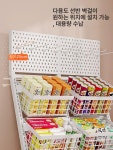 마트 진열대 선반 철제선반 음료 식품 디스플레이 편의점 과자진열 이브닝 화이트 6바구니 : 황지몰