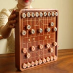 고급 장기판 선물용 세트 기원 장기말 장기알 원목 고급장기판 35x38x4.5cm : 호윤직구