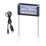 휴대용 모기퇴치 스프레이 야외 캠핑 필수템 태양열 전기 벌레 방충제 모기 퇴치제 간편한 세척 파티용 사용하기 쉬운 : 꾸기의 가게