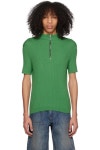 [위니 뉴욕]Green Half Zip Turtleneck 231518M205000 : 런던뷰티케어