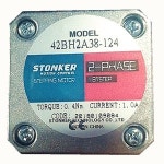 Stonker 42 스테퍼 모터 MODEL42BH2A 38/28/47/58 정사각형 2상 단일 축 기계 길이 38mm : 송하유통54