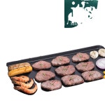 R2 키친아트17 전기그릴 대형 다이아몬드코팅 가정용 손쉬운조리 내열소재 넓은면적 : MESHOP