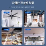 업소용 천장 선풍기 대형 서큘레이터 공장 씰링팬 창고 공업용 실링팬 : 제이코트레이드