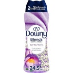 다우니 블렌드 2-in-1 부드럽고 신선한 세탁 향 부스터 비드 봄 모란 24.5 OZ 부드러움 및 : 스페어샵