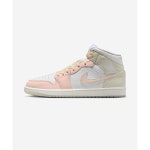 [매장정품] 나이키 NIKE 에어 조던 1 미드 SE M - 화이트씨 글래스글레이셔 블루구아바 아이스 / HJ6654-100 : 코코에뜨